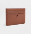 Sol Vegan Bio-Based Bamboo leather card holder in brown Fashion