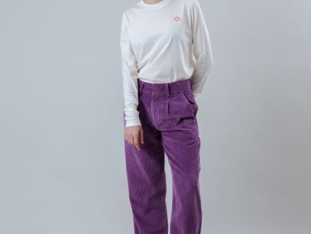 Corduroy Pleated Pants Orchid Cheap