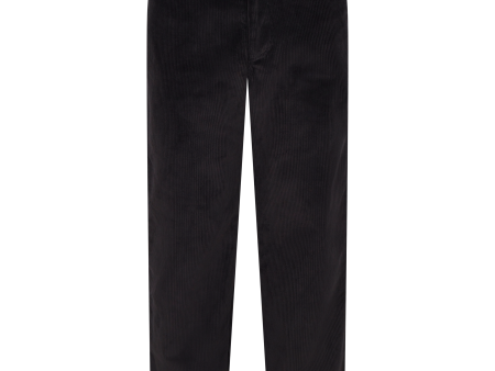 Corduroy Relax Trousers | Black For Discount