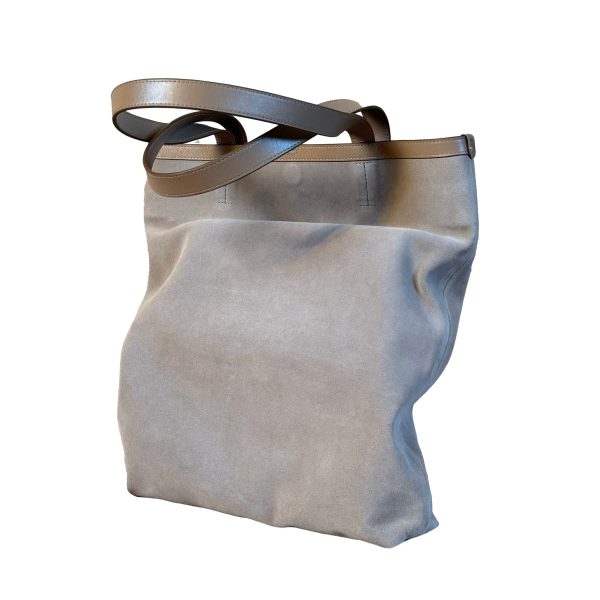 The Ivy  Tote Bag in Sand Suede Sale