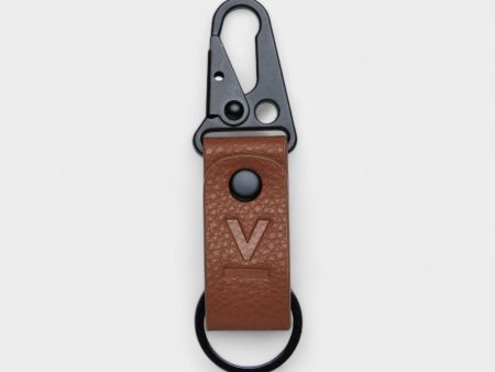 Ray Vegan Bio-Based Bamboo Key ring in brown For Discount