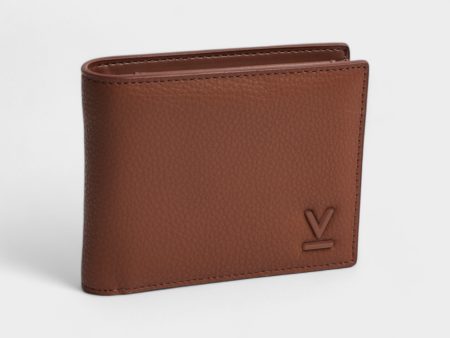 Reuben Vegan Bio-Based Bamboo Coin Wallet in Brown Discount