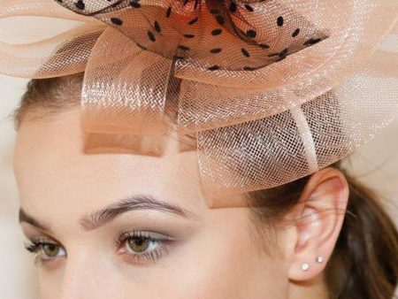 Ruby Rocks Pedra Fascinator - Peach Online Sale