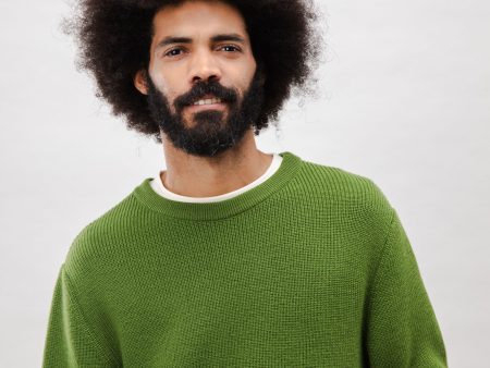 Waterfront Wool Sweater Green Discount