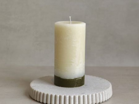 Olivewood & Bergamot Pillar Candle For Sale