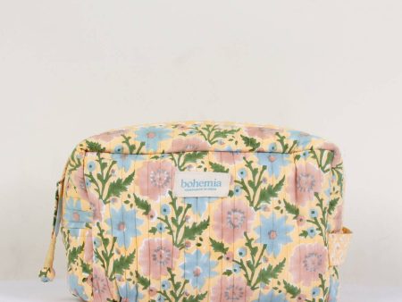 Floribunda Washbag, Buttermilk Online now