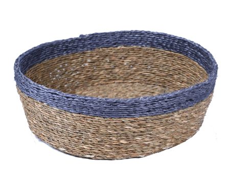 Grey Trim Bread Basket Discount