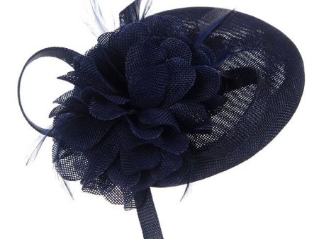 Ruby Rocks Jolan Fascinator - Navy Online