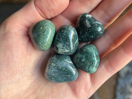 Moss Agate Tumble Discount