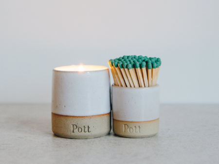 The Petite Speckle Set (Petite candle + MatchPott) Discount