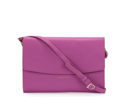 Campo Marzio Renee Clutch Bag - Mauve Silver Cheap